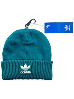 Adidas Originals Adicolor 3-Stripes Beanie Teal NWT